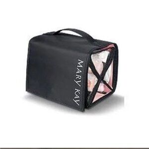 Mary Kay Travel Roll up Cosmetic Bag/Hanger - Black & Pink